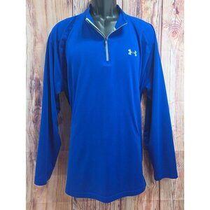 Under Armour Mens Long Sleeve 1/4 Zip Pullover Shirt XL